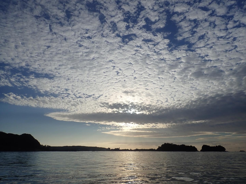 新庄の海の様子