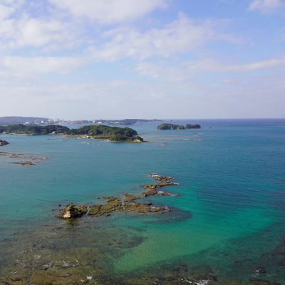 新庄の海の風景